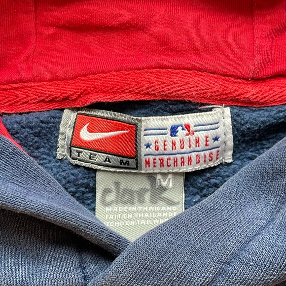 Vintage 90s Team Nike Cut & Sew Embroidered Minnesota Twins Hoodie - Picture 8 of 9